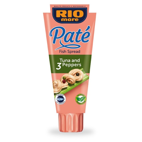 Tunin namaz Pate, s tremi vrstami popra, Rio Mare, 100 g