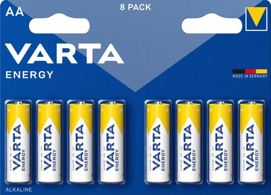 Baterijski vložki Energy, Varta, AA, 8/1