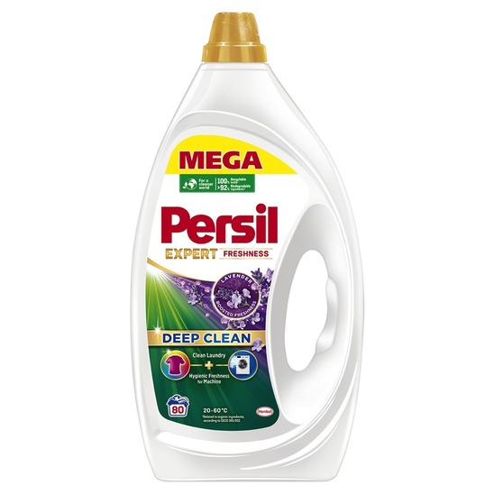 Detergent za pranje perila, Persil Gel Exp. Lavender, 80 pranj, 3,6 l