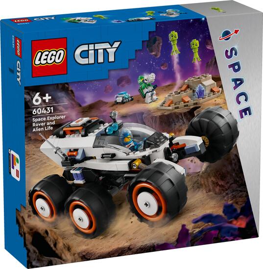 Kocke, Raziskovalni rover in vesoljsko življenje, 60431, Lego City Space