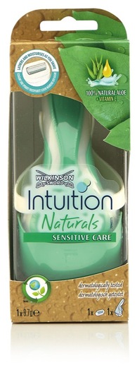 Ročni brivnik Wilkinson Intuition Naturals + 1 nastavek