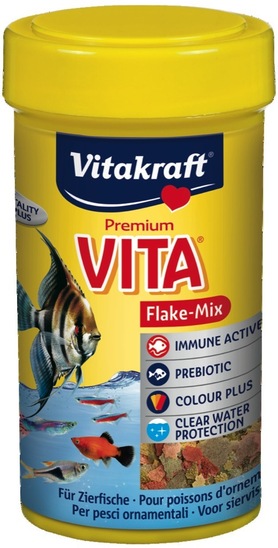 Hrana za ribe, Vitakraft, vita flakes, vital, 100 ml