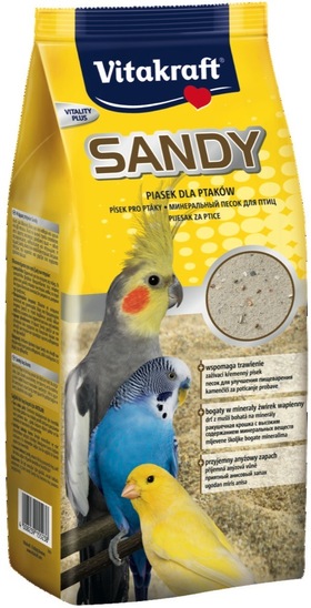 Pesek za ptice Sandy 3 - plus, Vitakraft, 2,5 kg