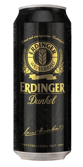 Temno pivo, Erdinger Dunkel, 5,3 % alkohola, 0,5 l