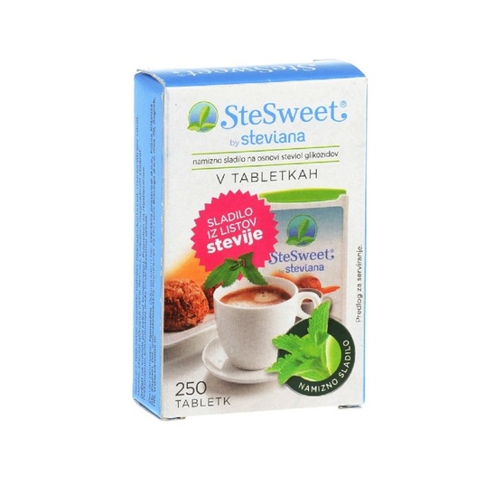 Stevia, Stesweet, 250 tablet