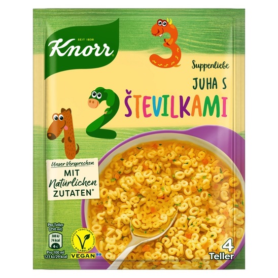 Juha s številkami, Knorr, 84 g