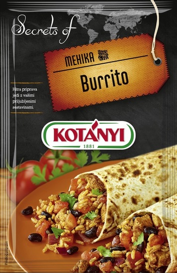 Začimbna mešanica, burrito, Kotanyi, 40 g