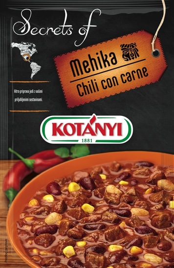 Začimbna mešanica, chilli con carne, Kotanyi, 25 g