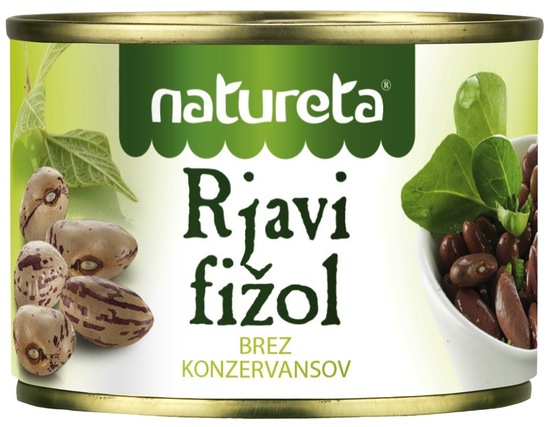 Rjavi fižol, Natureta, 190 g