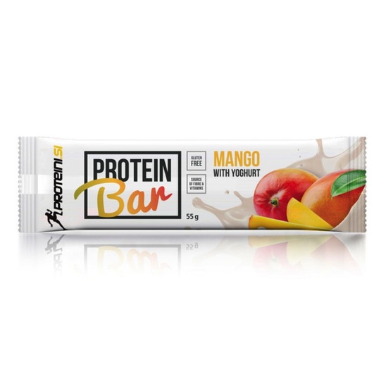 Proteinska ploščica, mango in jogurt, Proteini.si, 55 g