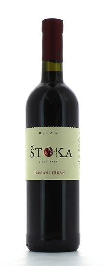 Teran, kakovostno rdeče vino, Štoka, 1 l