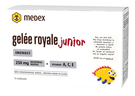 Fiole Gelee royale junior, Medex, 10 x 9 ml