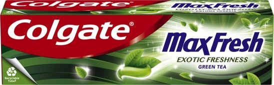 Zobna pasta, Exotic Freshenss Green Tea, Colgate Max fresh, 75 ml