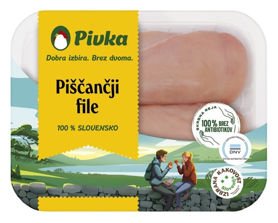 Piščančji file, Pivka, pakirano, 500 g, IK