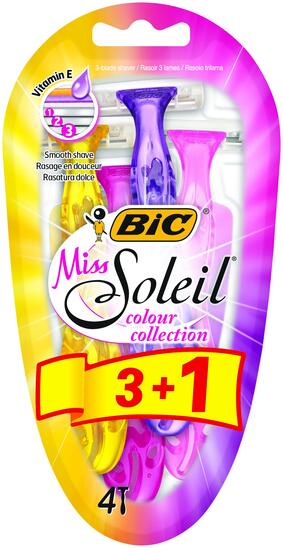 Ročni brivnik, Miss Soleil, Bic, 3+1 gratis