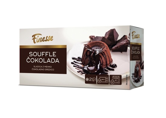 Souffle, čokolada, Finesse, zamrznjeno, 190 g