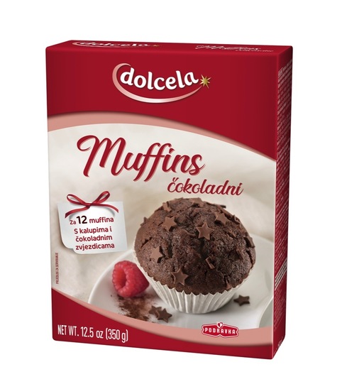 Zmes za muffine s čokolado, Dolcela, 350 g