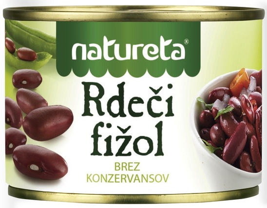 Rdeči fižol, Natureta, 190 g