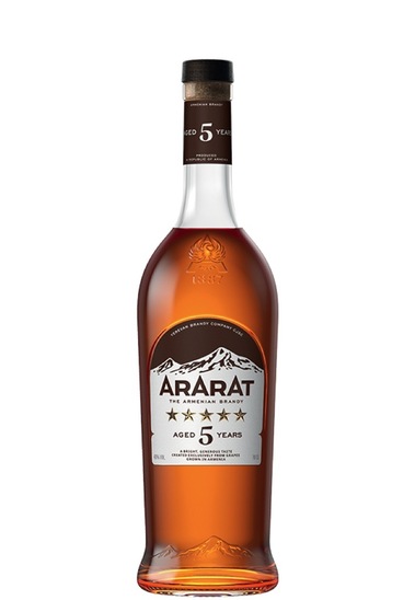 Brandy, Ararat, 3 leta, 40 % alkohola, 0,7 l