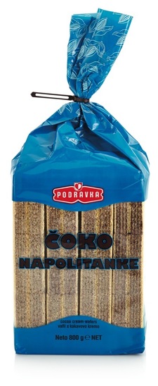 Napolitanke čokoladne kocke, Podravka, 800 g