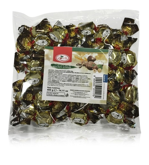 Čokoladne praline Rocket z lešniki, Rovelli, 400 g