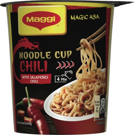 Instant rezanci v lončku, Chilli, Maggi, 63 g