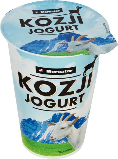 Kozji jogurt, Mercator, 180 g