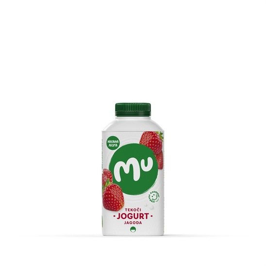 Sadni jogurt jagoda, 1,3 % m.m., Mu, 500 g