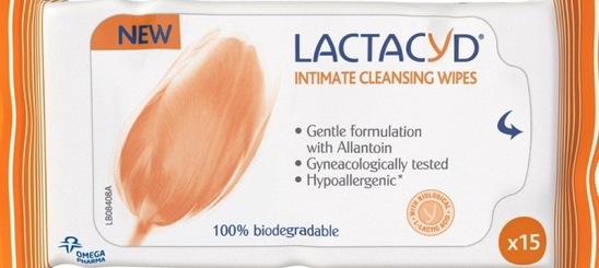 Intimni robčki Lactacyd, 15 kosov