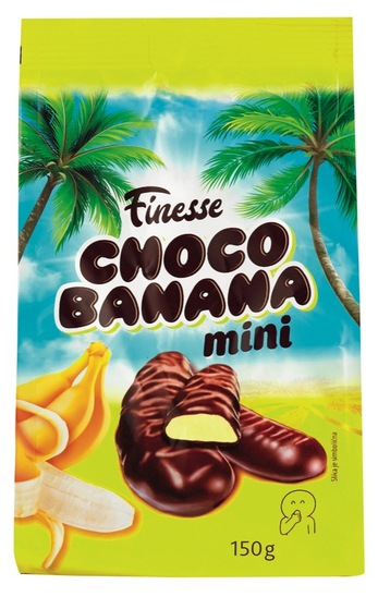Čokoladne bananice mini, Finesse, 150 g