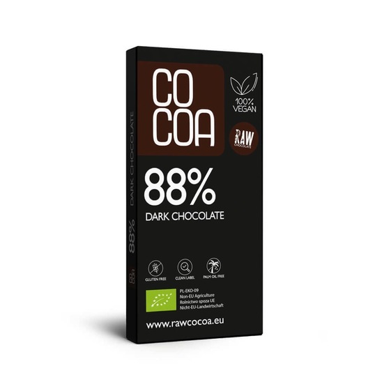 Bio presna temna čokolada 88 %, Cocoa, 50 g