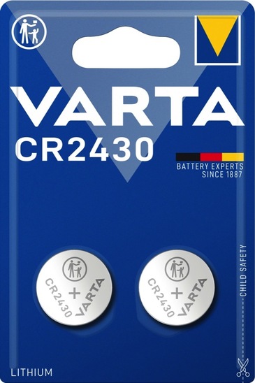 Specialni baterijsko vložek Varta, CR2430 Lithium, 2/1