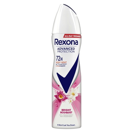 Deodorant Advanced Protection Invisible Bright Bouquet sprej, Rexona, 150 ml