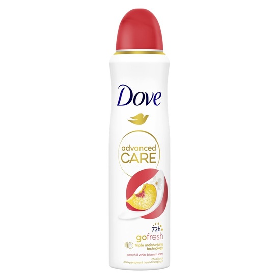 Deodorant Peach & White Blossom sprej, Dove, 150 ml