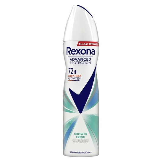 Deodorant Advanced Protection Shower Fresh v spreju, Rexona, 150 ml