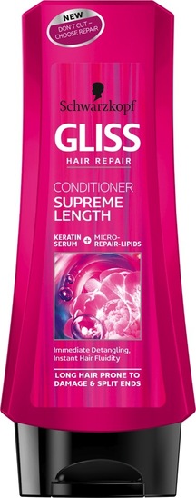 Balzam za lase Gliss Supreme Length, 200 ml