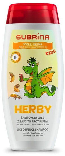 Preventivni šampon proti ušem, Herby, Subrina Kids, 250 ml