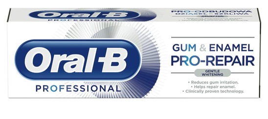 Zobna pasta Oral-b Professional Gum&Enamel Gentle Whitening, 75 ml