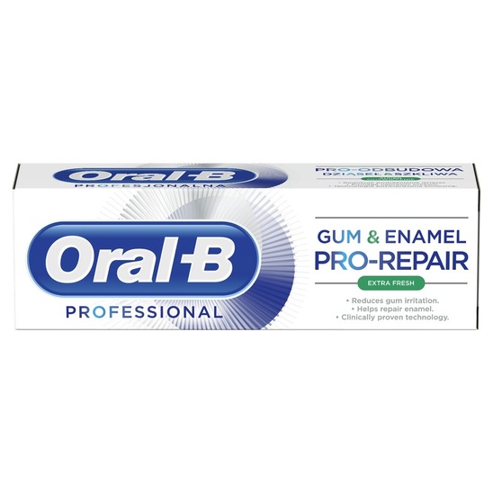 Zobna pasta professsional gum&enamel extra fresh, Oral-B, 75 ml