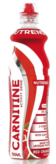 Energijski napitek, rdeča pomaranča, Nutrend Carnitine, 750 ml