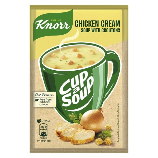 Kokošja juha z popečenimi kruhki, Knorr, 16 g