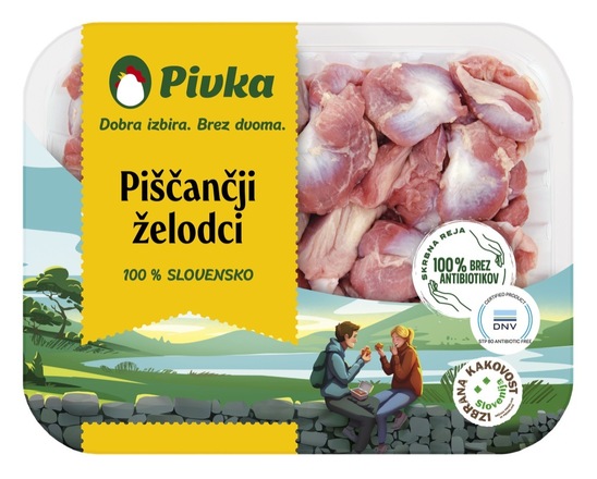 Piščančji želodci, Pivka, 500 g, IK