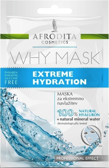 Vlažilna maska za obraz Afrodita Why Mask, 2 x 6 ml