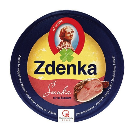 Topljeni sir s šunko, Zdenka, 140 g