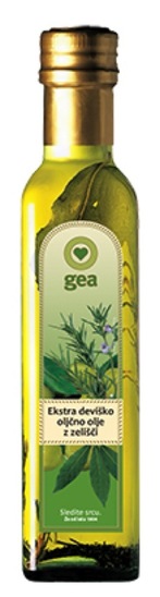 Ekstra deviško oljčno olje z zelišči, Gea, 250 ml