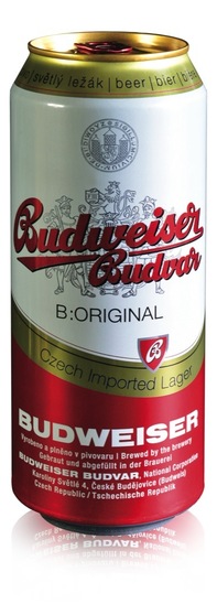 Pivo Budweiser, 5 % alkohola, 0,5 l