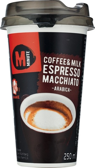 Kava z mlekom, Espreso, Minute, 250 ml