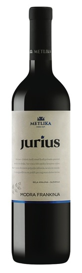 Modra Frankinja Jurius, vrhunsko suho rdeče vino, KZ Metlika, 0,75 l
