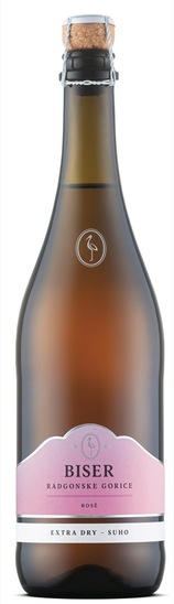 Peneče suho vino, Rose, Biser, 0,75 l