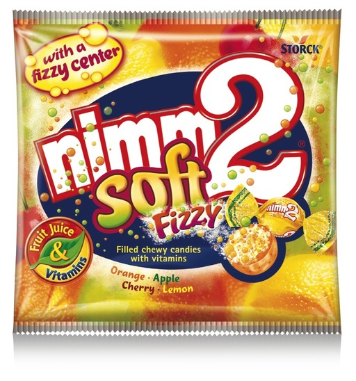 Bonboni Soft fizzy, Nimm2, 90 g